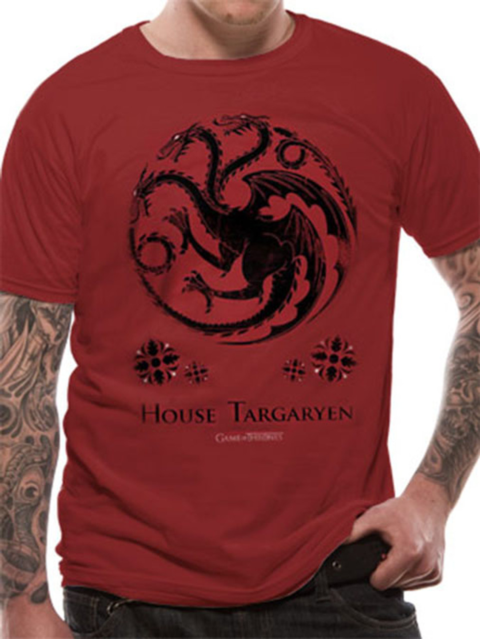 Game of Thrones Targaryen Logo Red T-Shirt