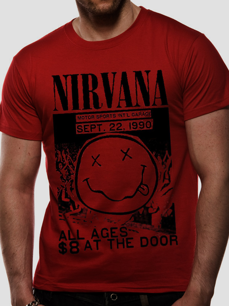 red nirvana shirt