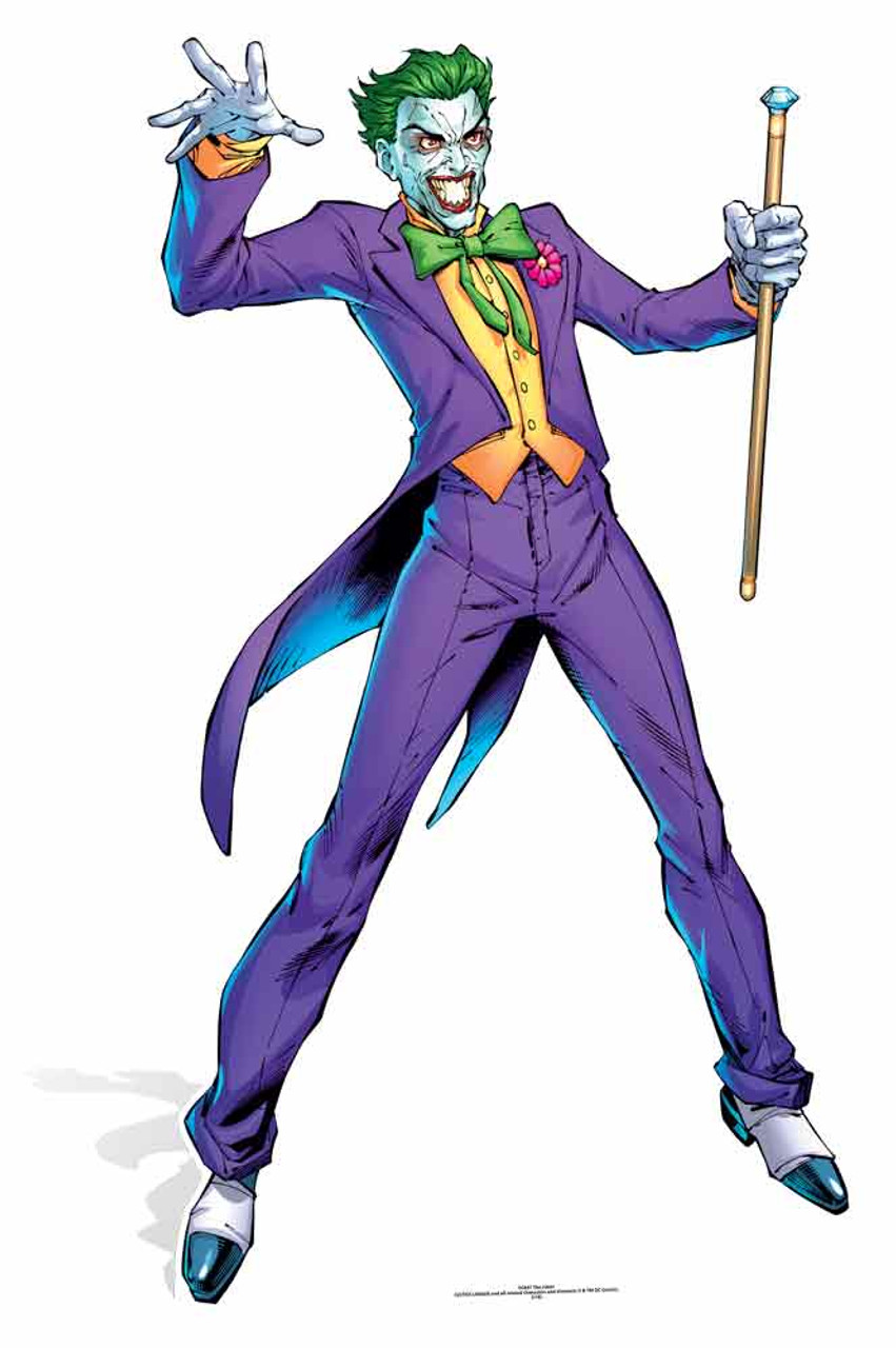 The Joker Justice League / Suicide Squad DC Comics Cardboard Cutout /  Standee/ Stand Up buy Superhero cutouts at 