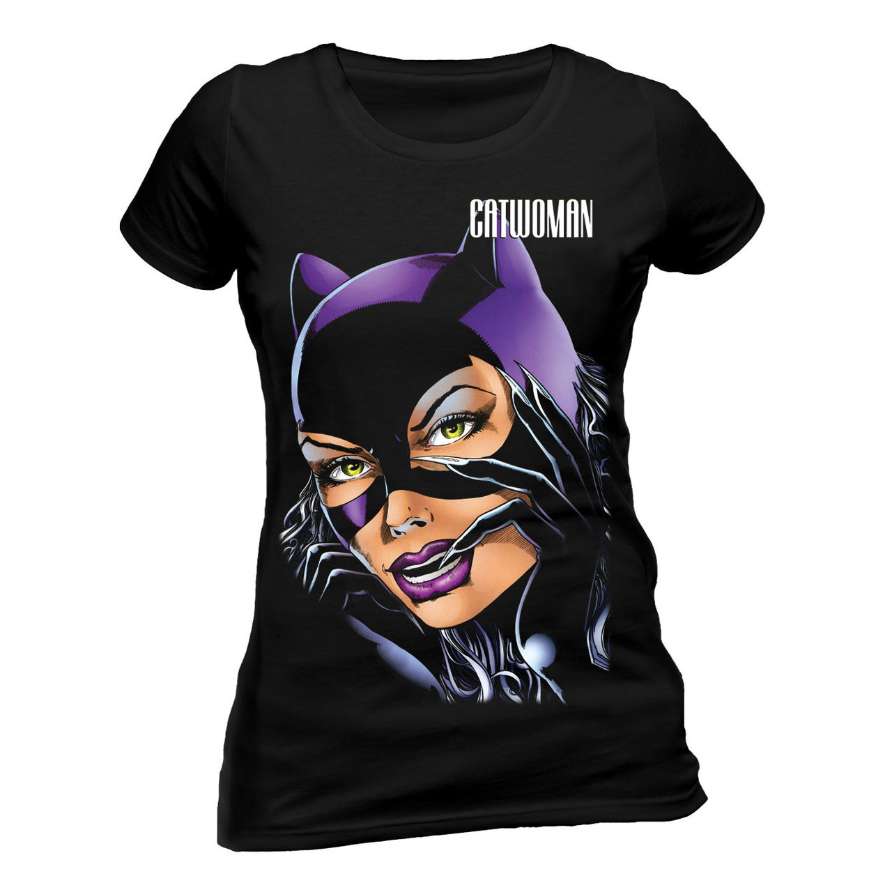 dc comics Official Catwoman Womens T-Shirt Femme