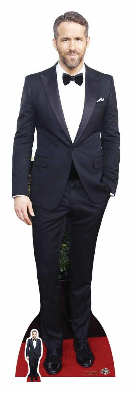 Ryan Reynolds In Tuxedo Lifesize Cardboard Cutout Standee Standup Available Now At Starstills 