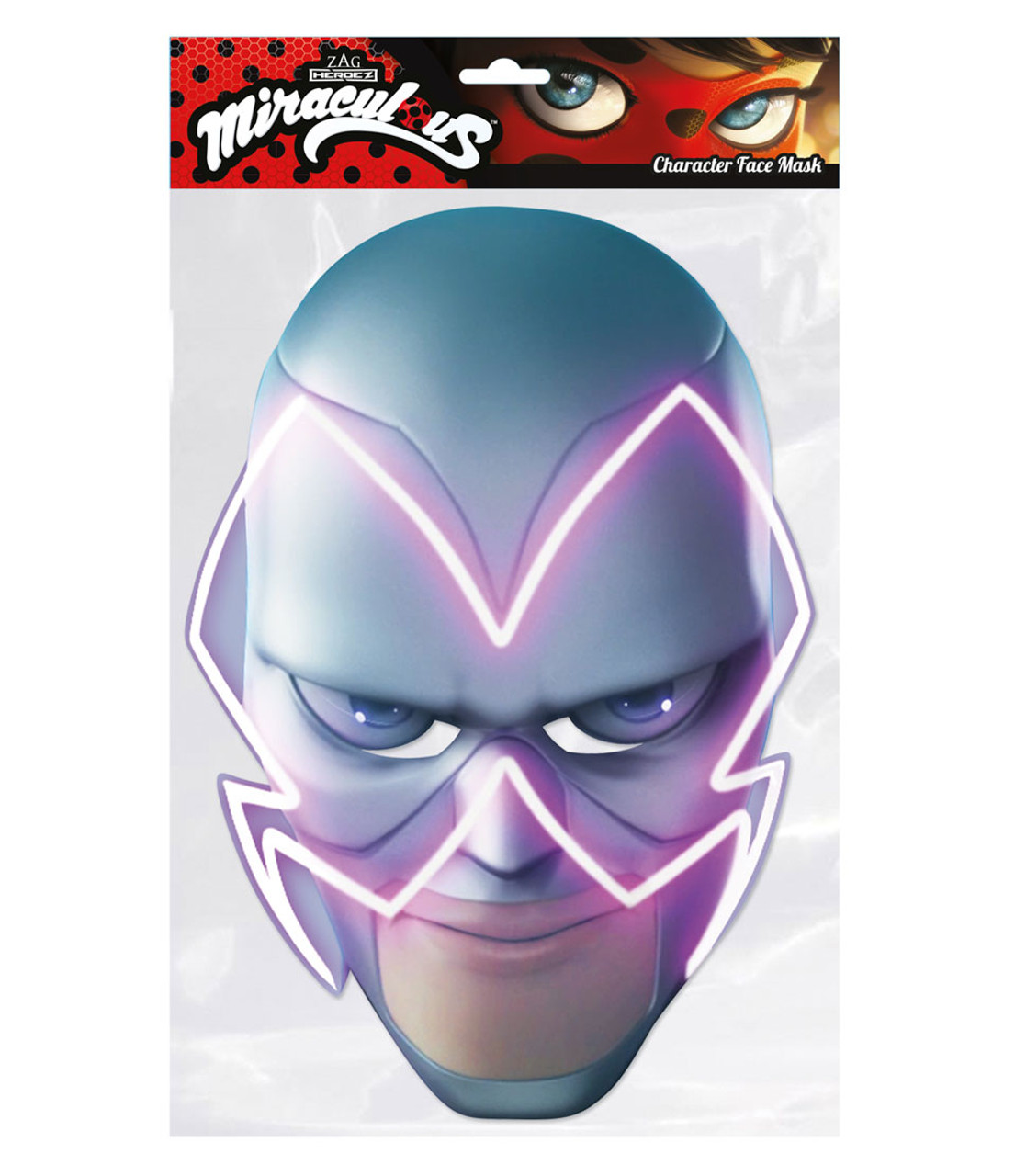 Hawk Moth From Miraculous Single 2d Card Party Face Mask
