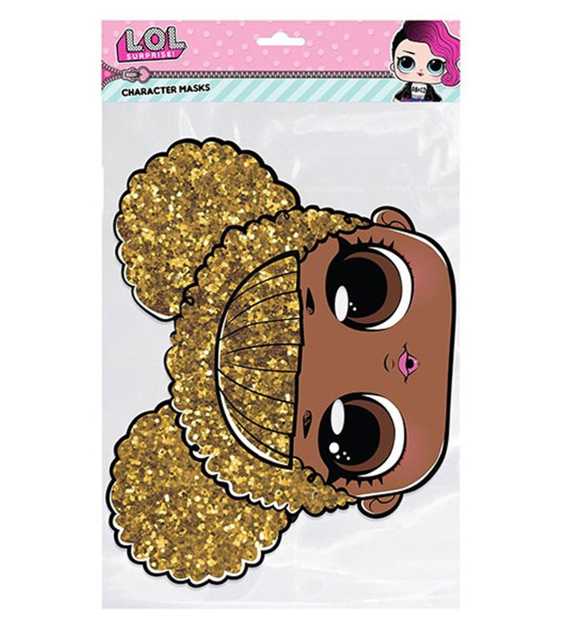 Queen Bee Lol Surprise Single 2d Card Party Face Mask