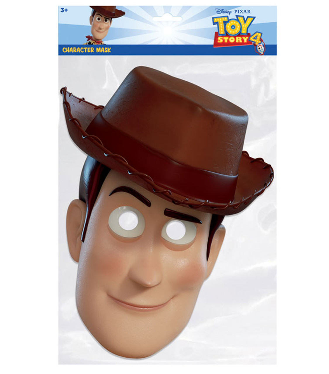Woody From Toy Story 4 Official Single 2d Card Party Face Mask Woody From Toy Story 4 Official Single 2d Card Party Face Mask
