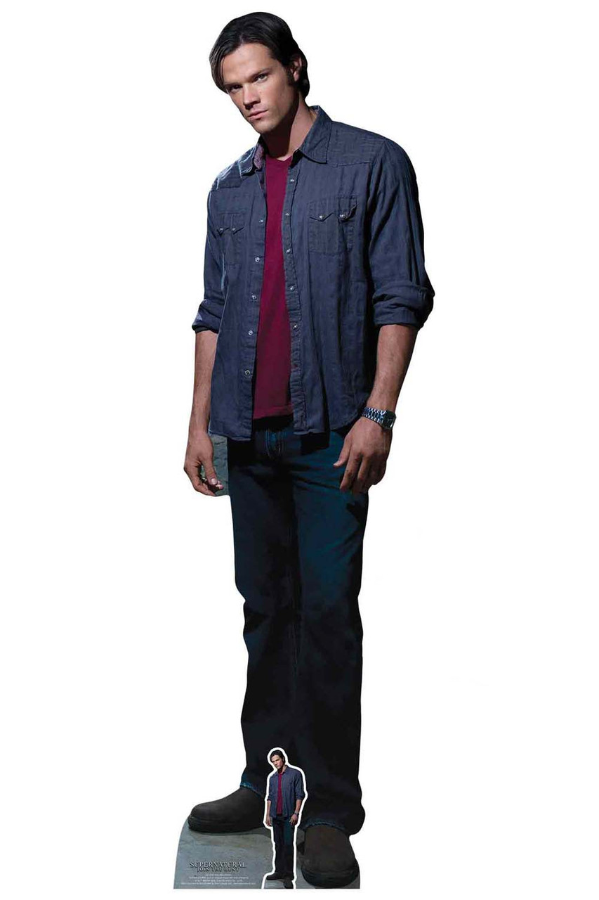 Sam Red T-Shirt from Supernatural Official Cutout