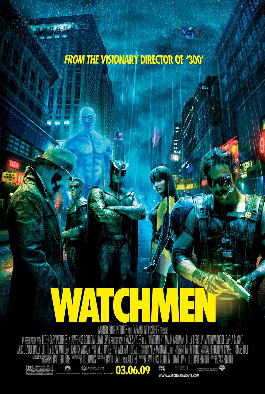 Watchmen Original Movie Poster (2009) - Final Style