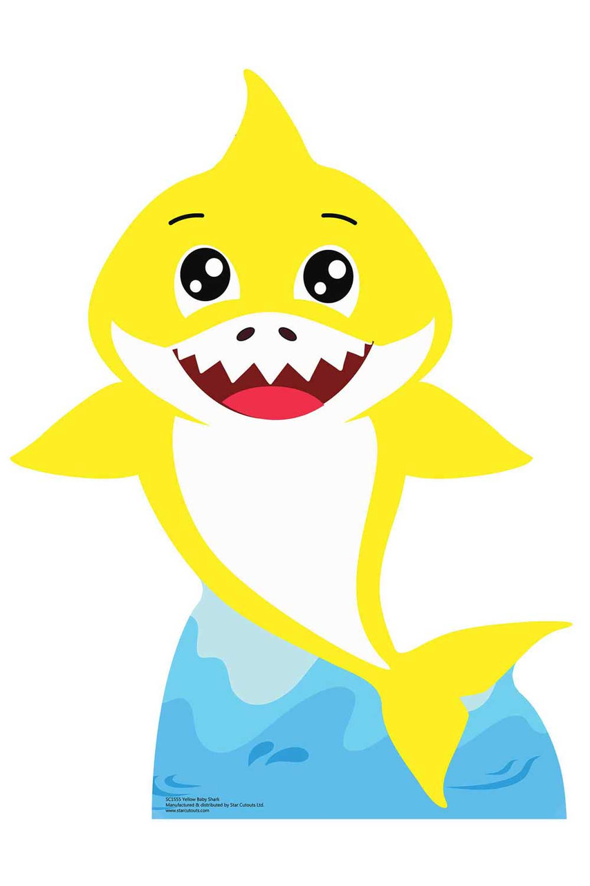 Baby Yellow Shark Cardboard Cutout / Standee