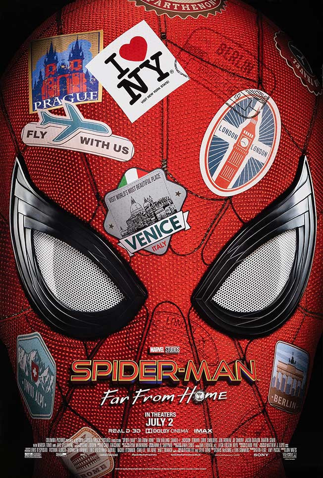 Spider Man Far From Home Original Movie Poster Final Style Double Sided Us One Sheet