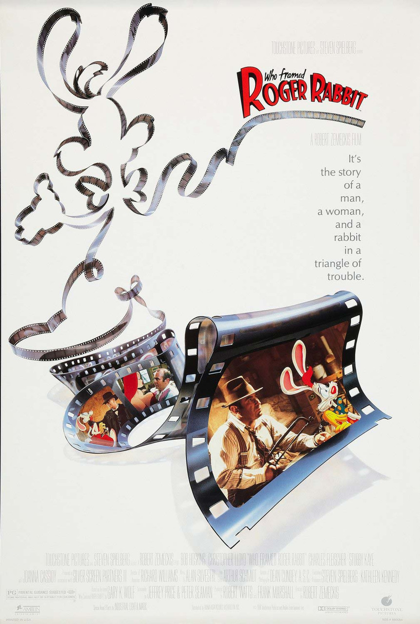 Who Framed Roger Rabbit Original Movie Poster Final Style