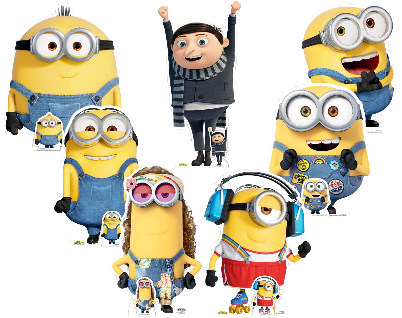 despicable me yellow characters names