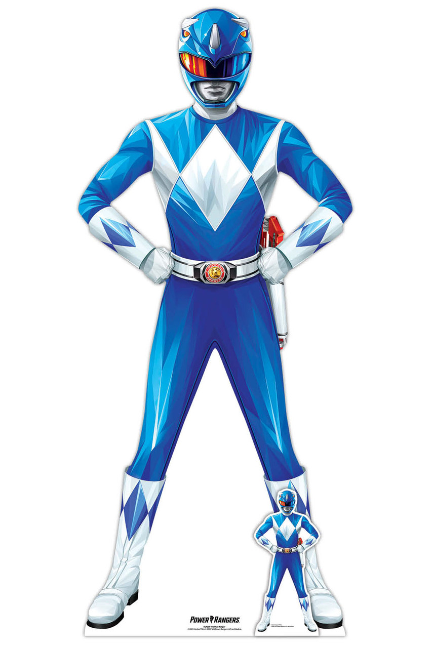 Power Ranger Blue Lifesize Cardboard Cutout / Standup / Standee