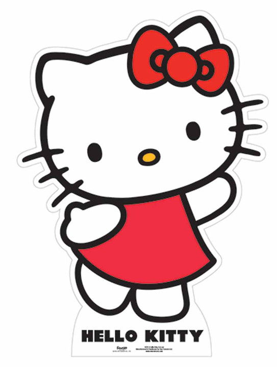 Official Hello Kitty Cardboard Cutout and Stand-in Now Available