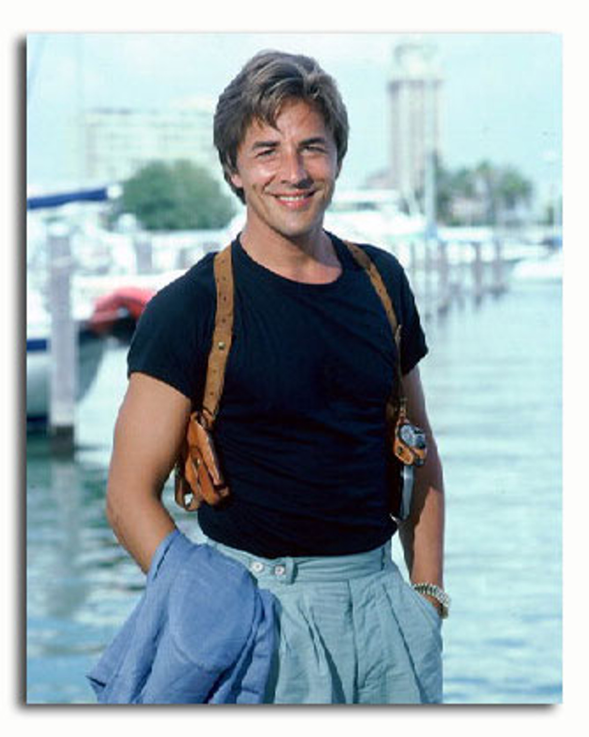 USA現地調達：マイアミ・バイス絶頂期のドン・ジョンソンの巨大ポスター USA現地調達：マイアミ・バイス絶頂期のドン・ジョンソンの巨大