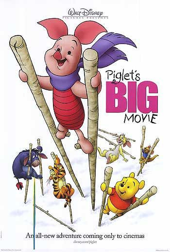 PIGLET'S BIG MOVIE (Double Sided Advance) POSTER buy movie posters