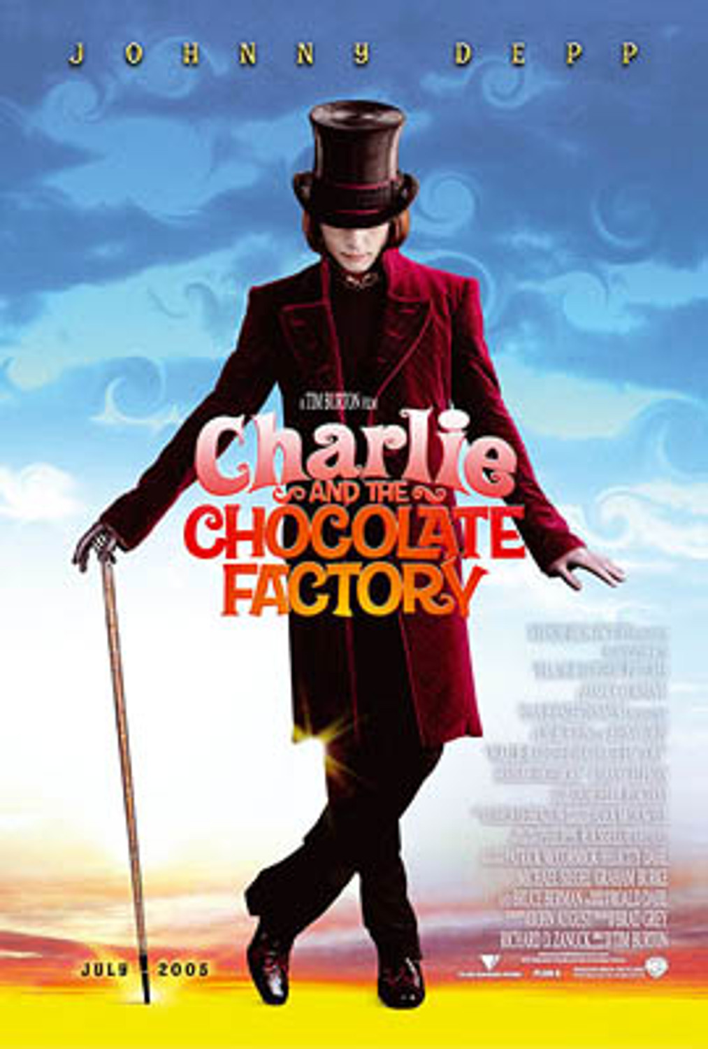 Charlie And The Chocolate Factory (Single Sided Advance) Original Cinema  Poster