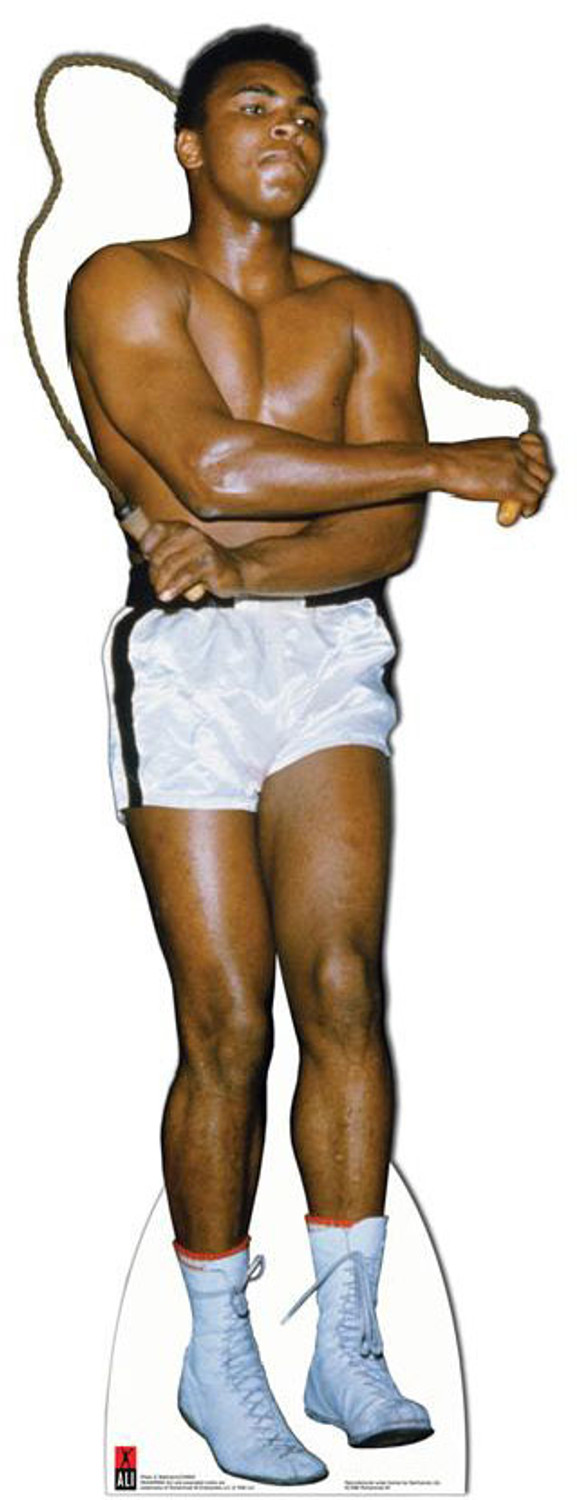 Muhammad Ali (Skipping) - Lifesize Cardboard Cutout / Standee