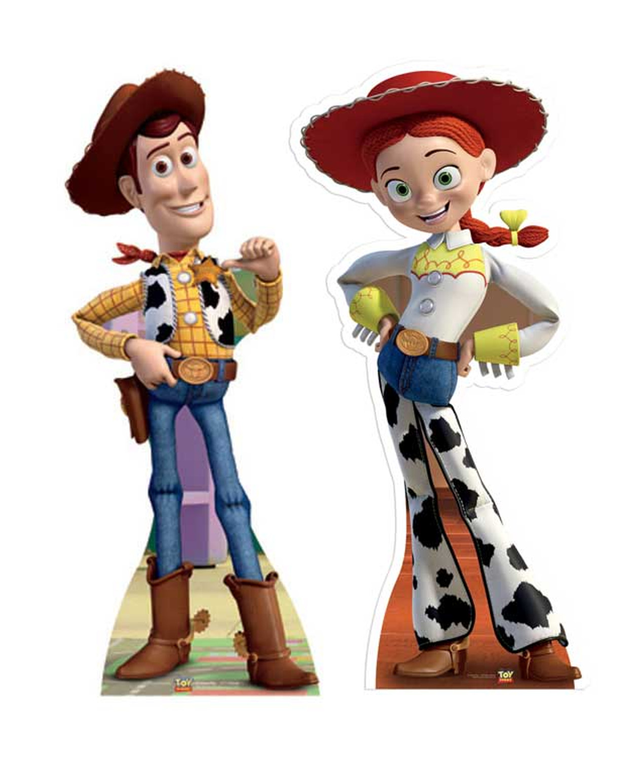 Lifesize Cardboard Cutout Set of Woody and Jessie Toy Story buy