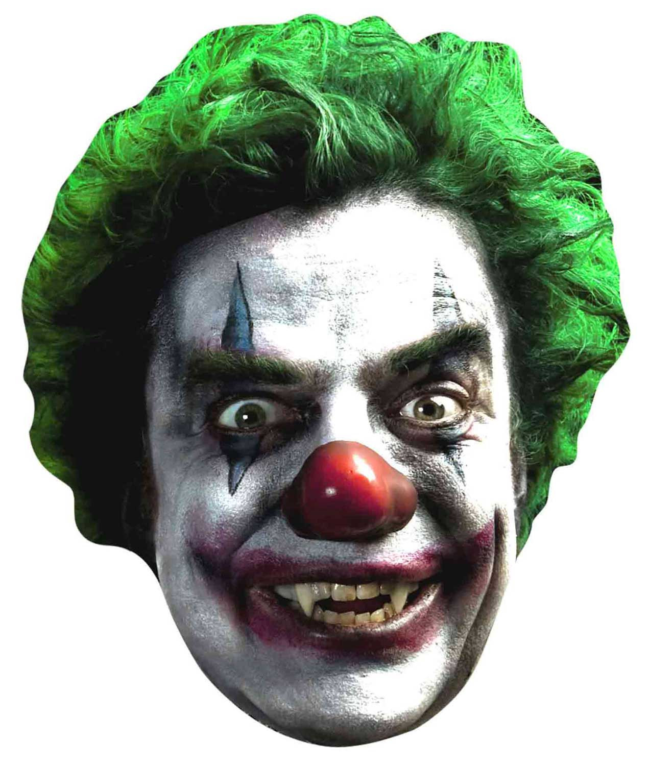 Forum Novelties Böser Clown Maske Mit Haaren – Einheitsgröße, Für Halloween Und Mottopartys
