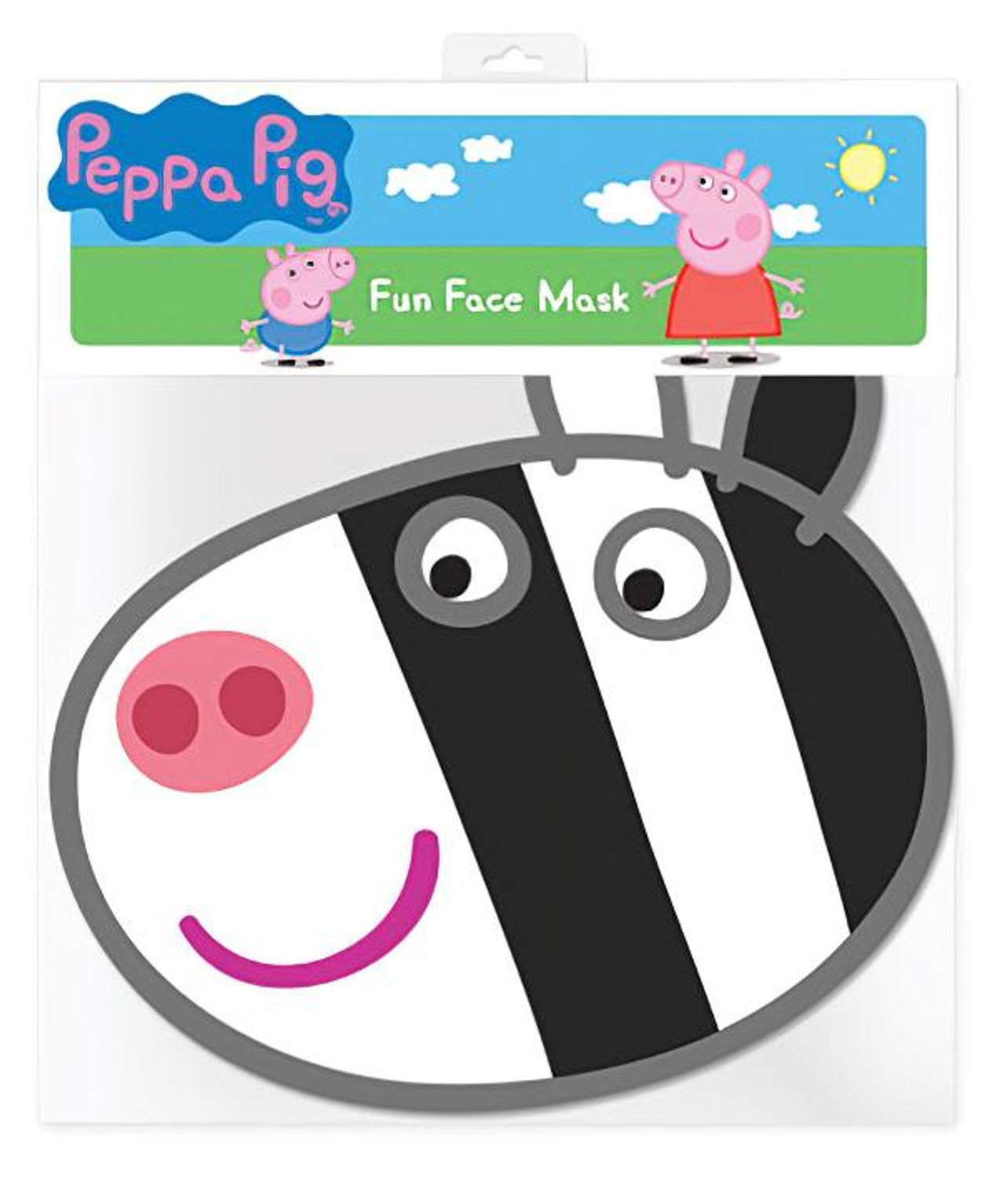 Zoe Zebra Party Mask - buy official Peppa Pig Masks at Starstills.com