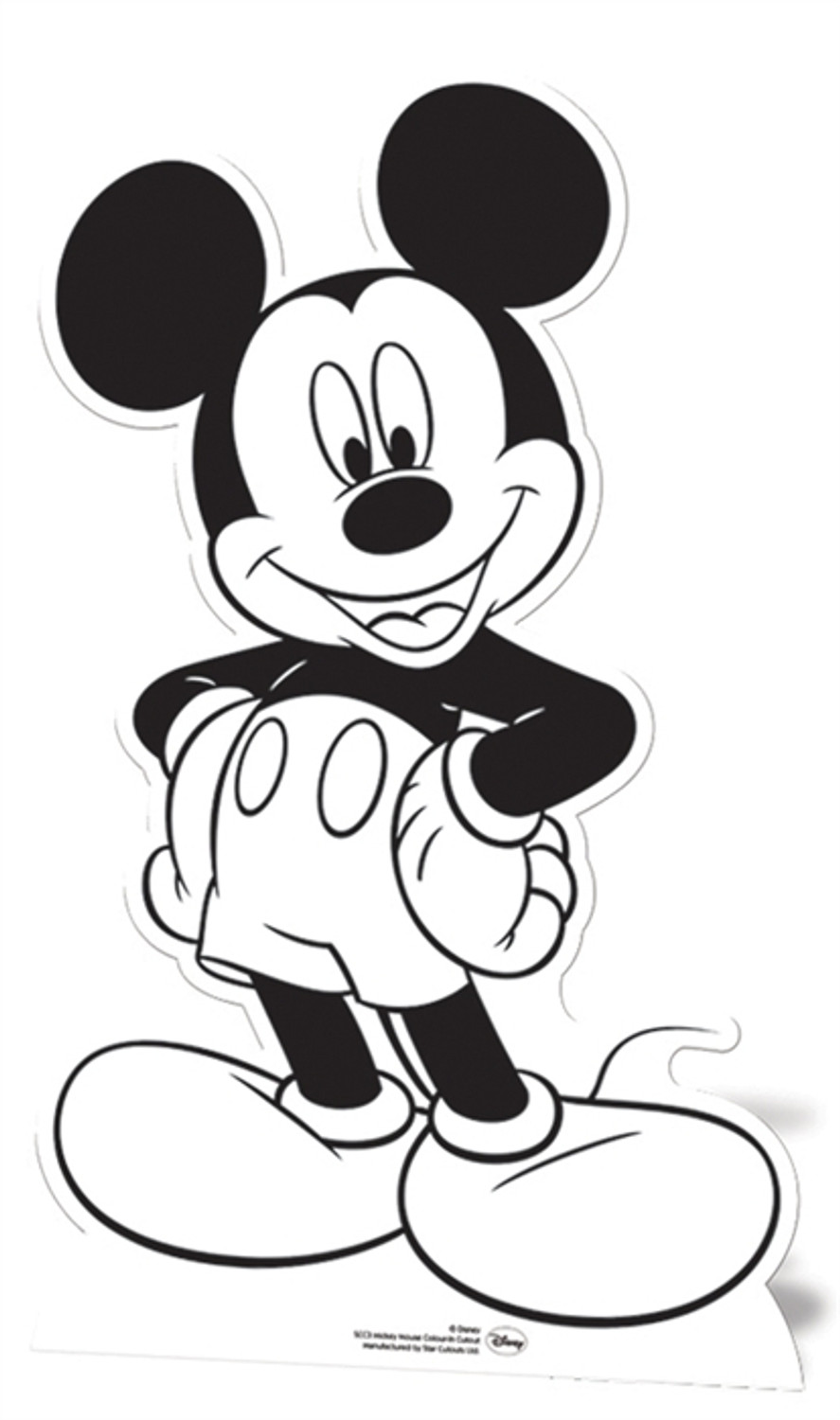 Mickey Mouse Colour and Keep Cardboard Cutout / Standup / Standee