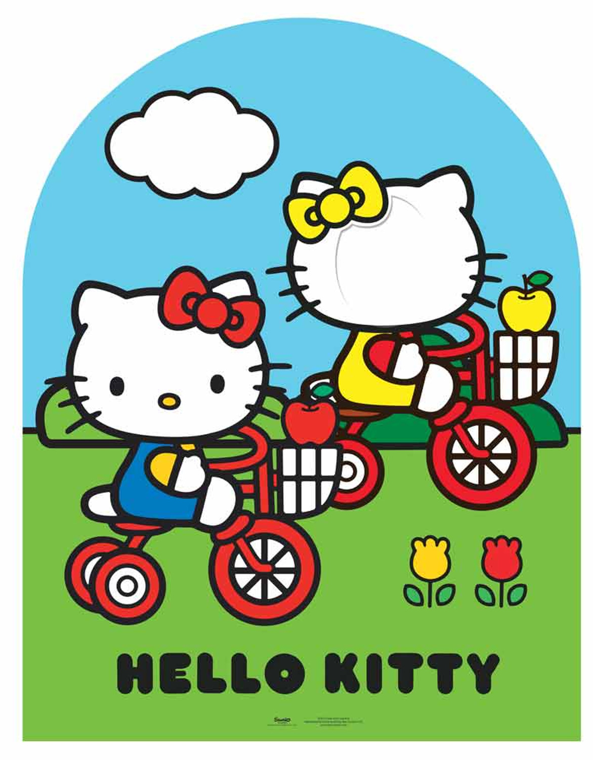 Child Size Hello Kitty and Mimmy Cardboard Stand-in Cutout / Standup  available now at starstills.com