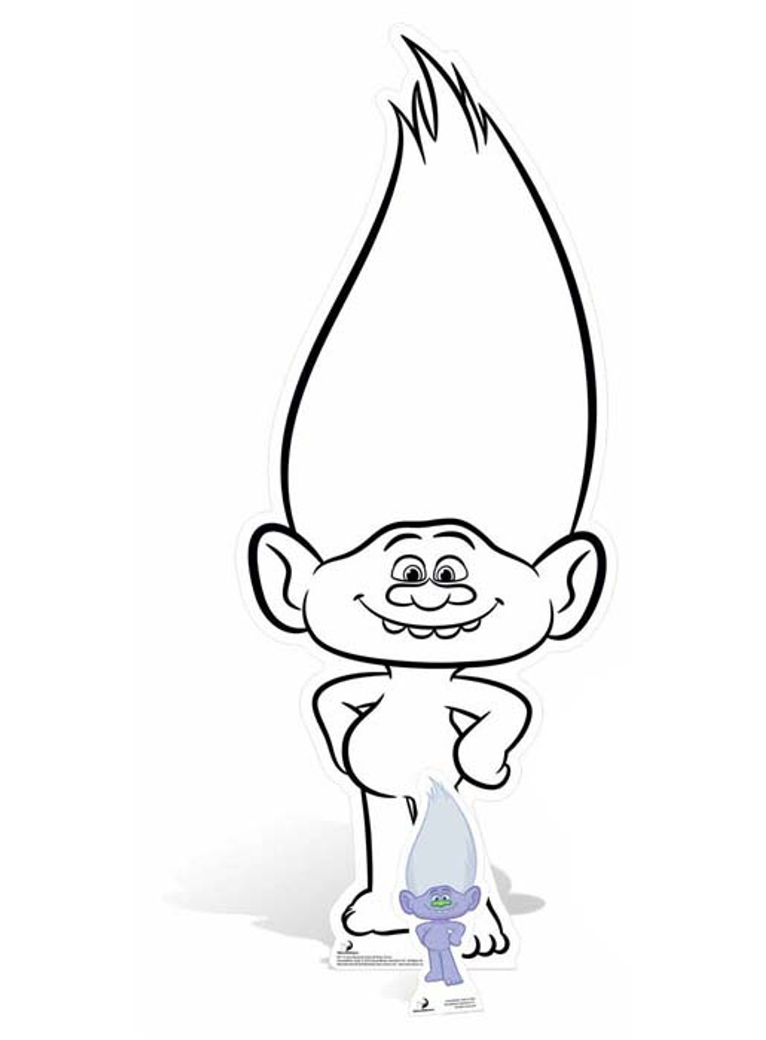 Trolls Craft with Guy Diamond Colour and Keep Cardboard Cutout / Standee / Standup at Starstills.com trolls-craft-with-guy-diamond-colour-and-keep-cardboard-cutout-standee-standup-at-starstills-com