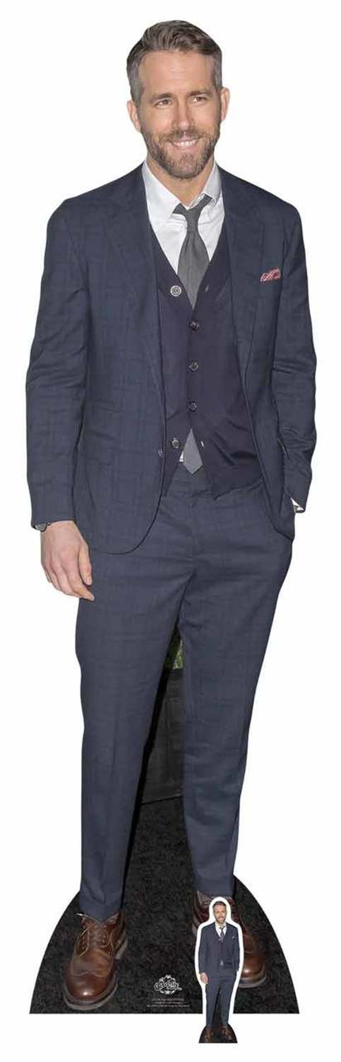 Celebrity Cutouts Ryan Reynolds (Blue Suit) Mini Cutout