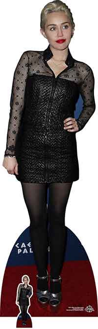 miley cyrus in black dress Miley Cyrus 2025 Oscars Black Glitter Halter Prom Dress main image 0