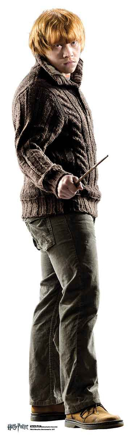 Ron Weasley holding wand Mini Cardboard Cutout / Standup