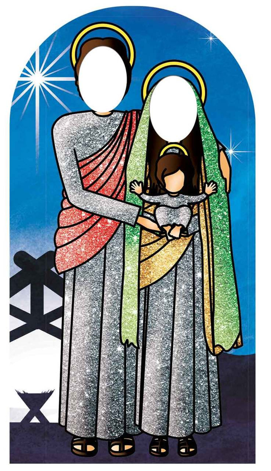 Nativity Scene Stand In Lifesize Cardboard Cutout