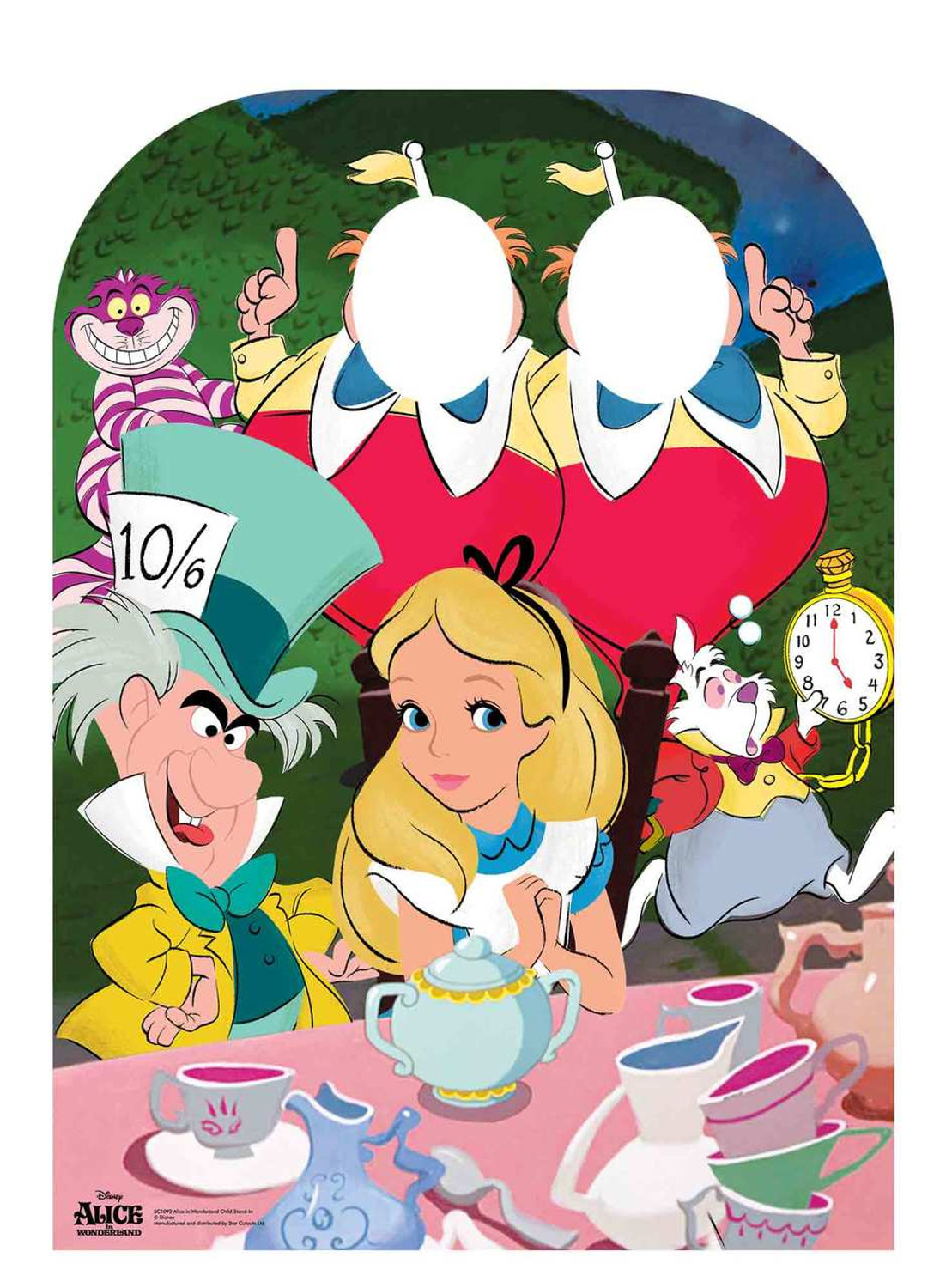 Alice In Wonderland Disney Child Size Stand - in Cardboard Cutout