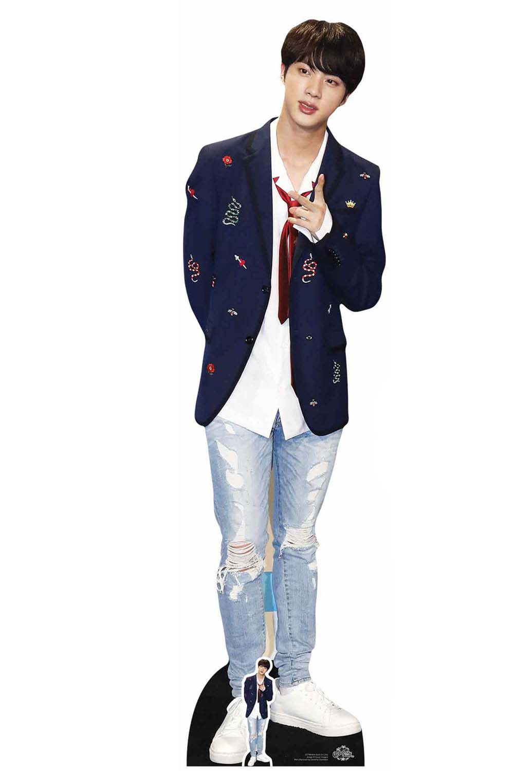 Jin from BTS Bangtan Boys Cardboard Cutout / Standup