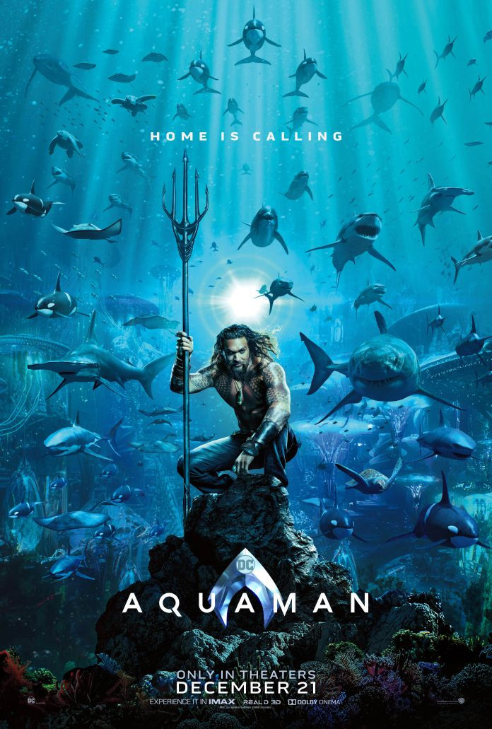 Aquaman Original Movie Poster Double Sided Advance Style