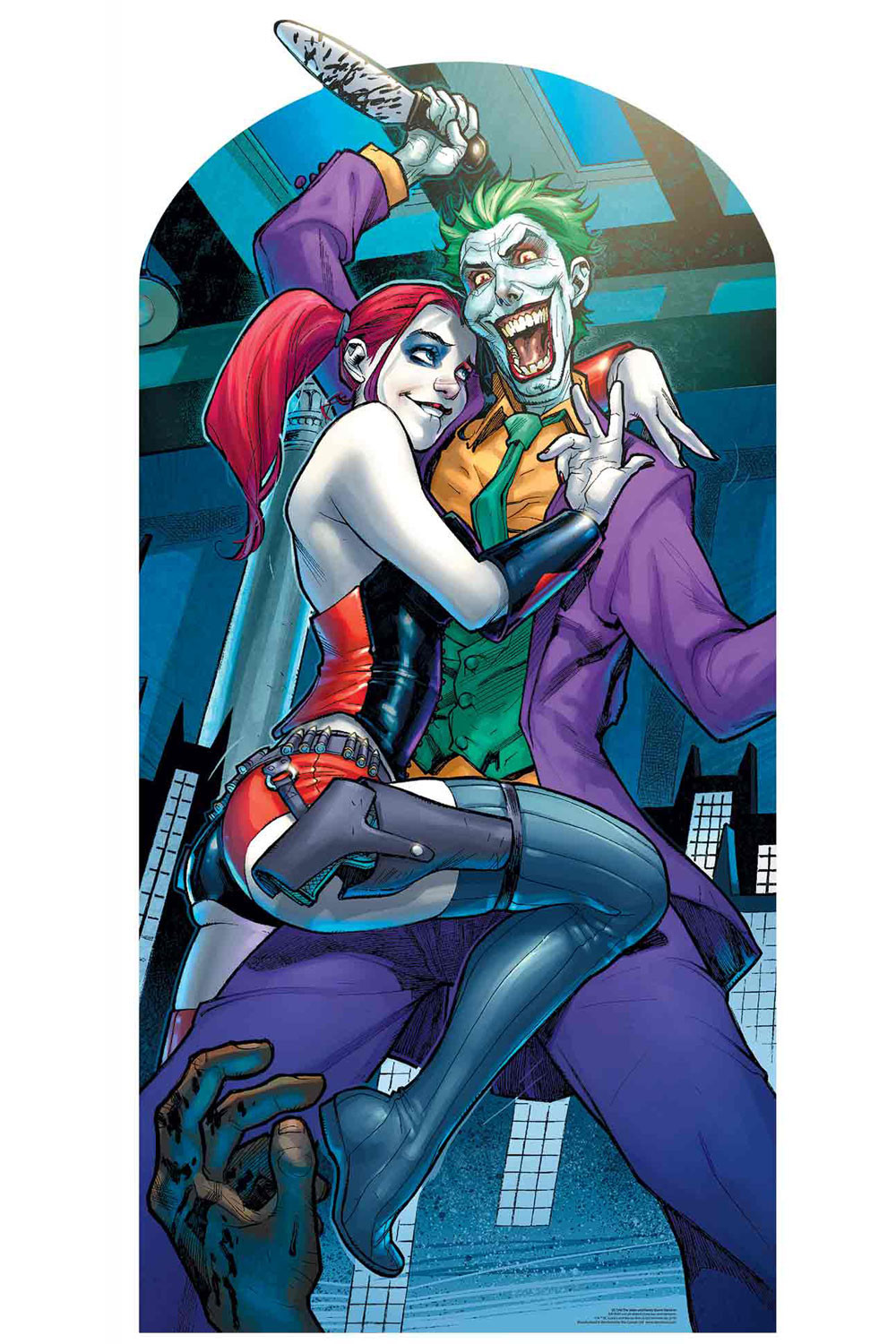 【こねこ・新品 No 721】 ポップアート ハーレイ クイン JOKER 映画 スーサイド・スクワッド ハーレイ・クイン＆ジョーカー