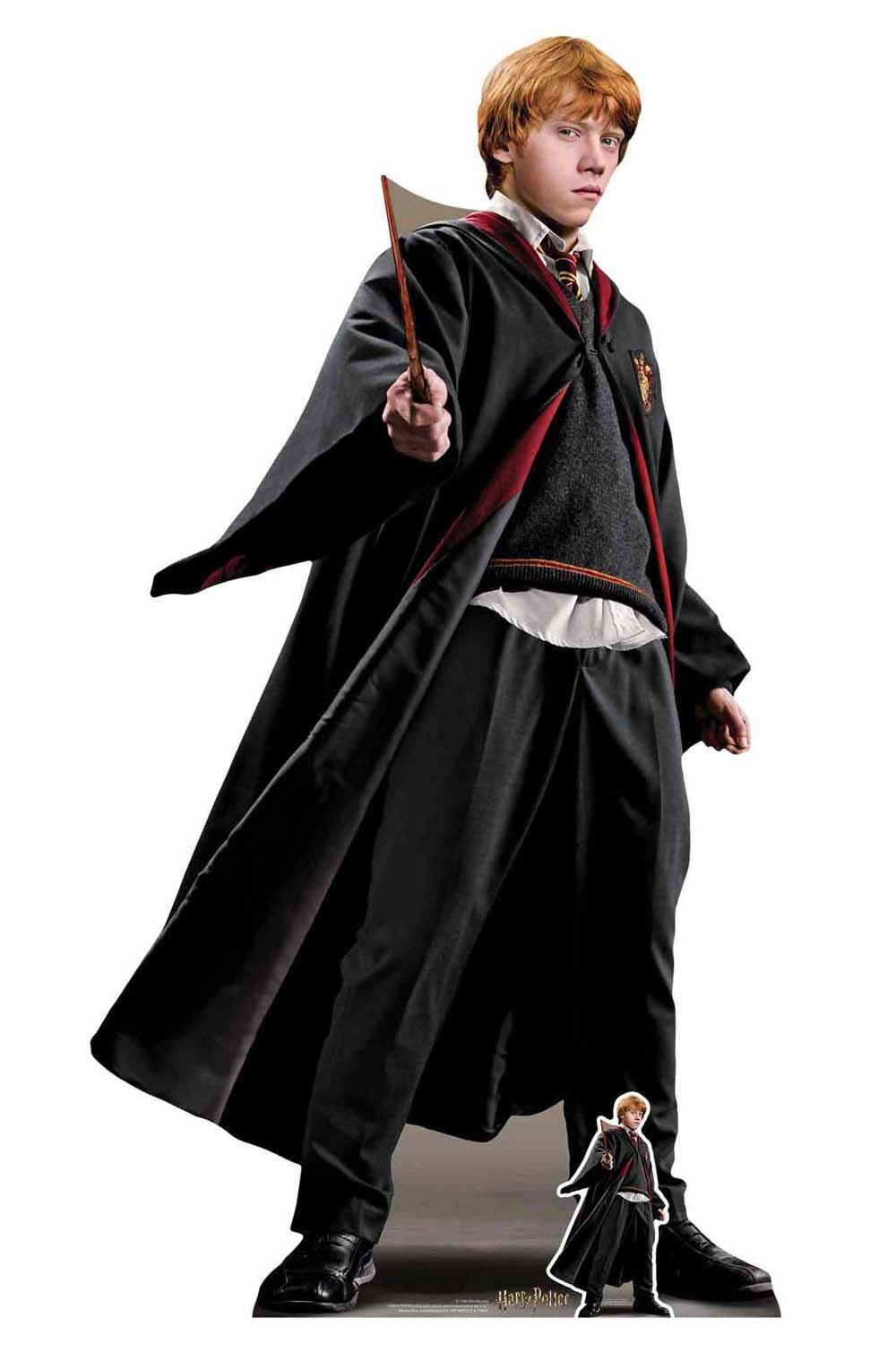 STAR CUTOUTS Figurine en carton Ron Weasley uniforme Poudlard Harry Potter  176 cm - Achat & prix