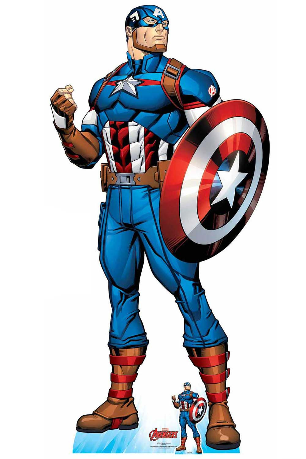 Captain America Official Lifesize Marvel Avengers Cardboard Cutout