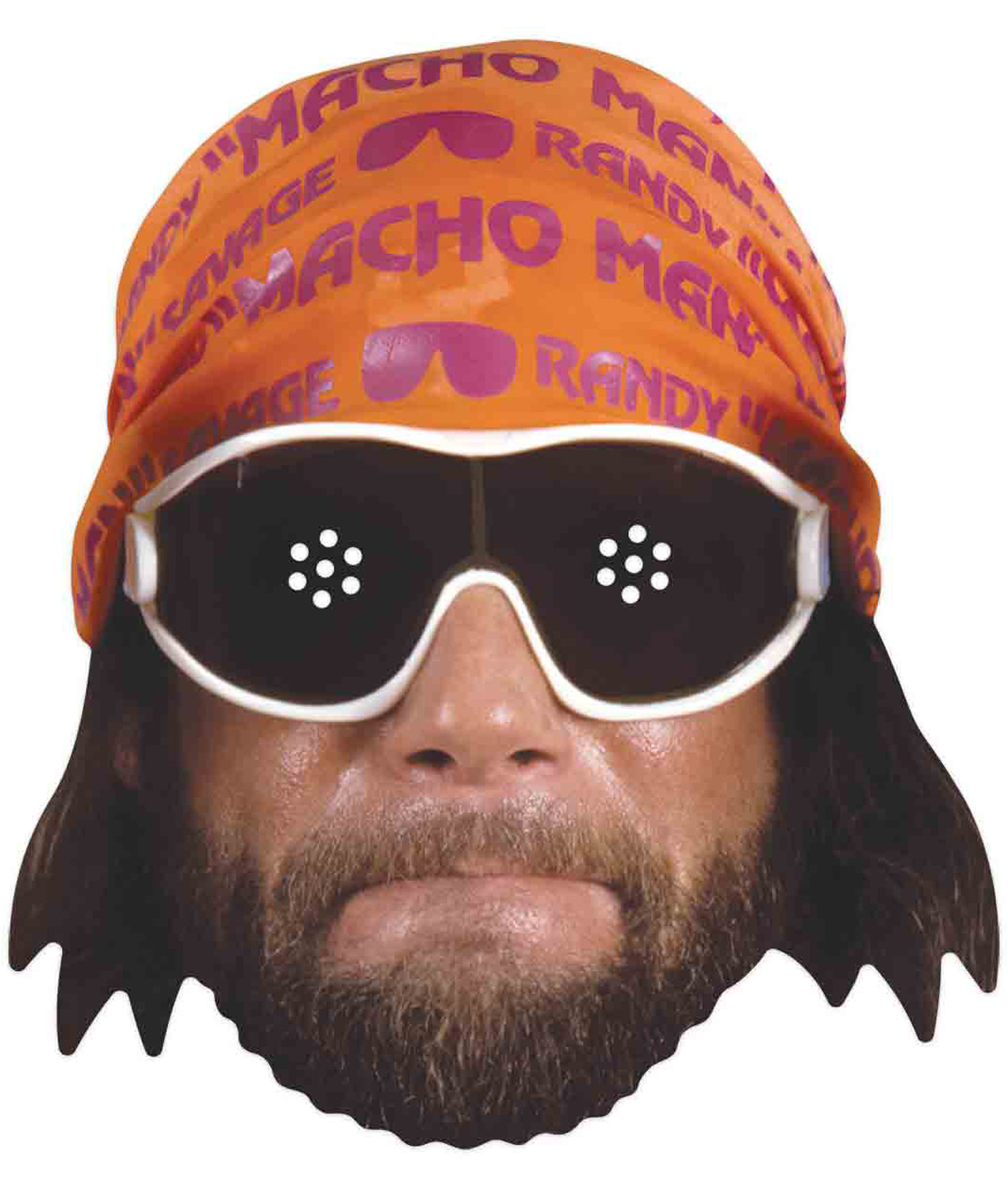 Macho Man Randy Savage WWE Wrestler Official Single 2D Card Party Face Mask