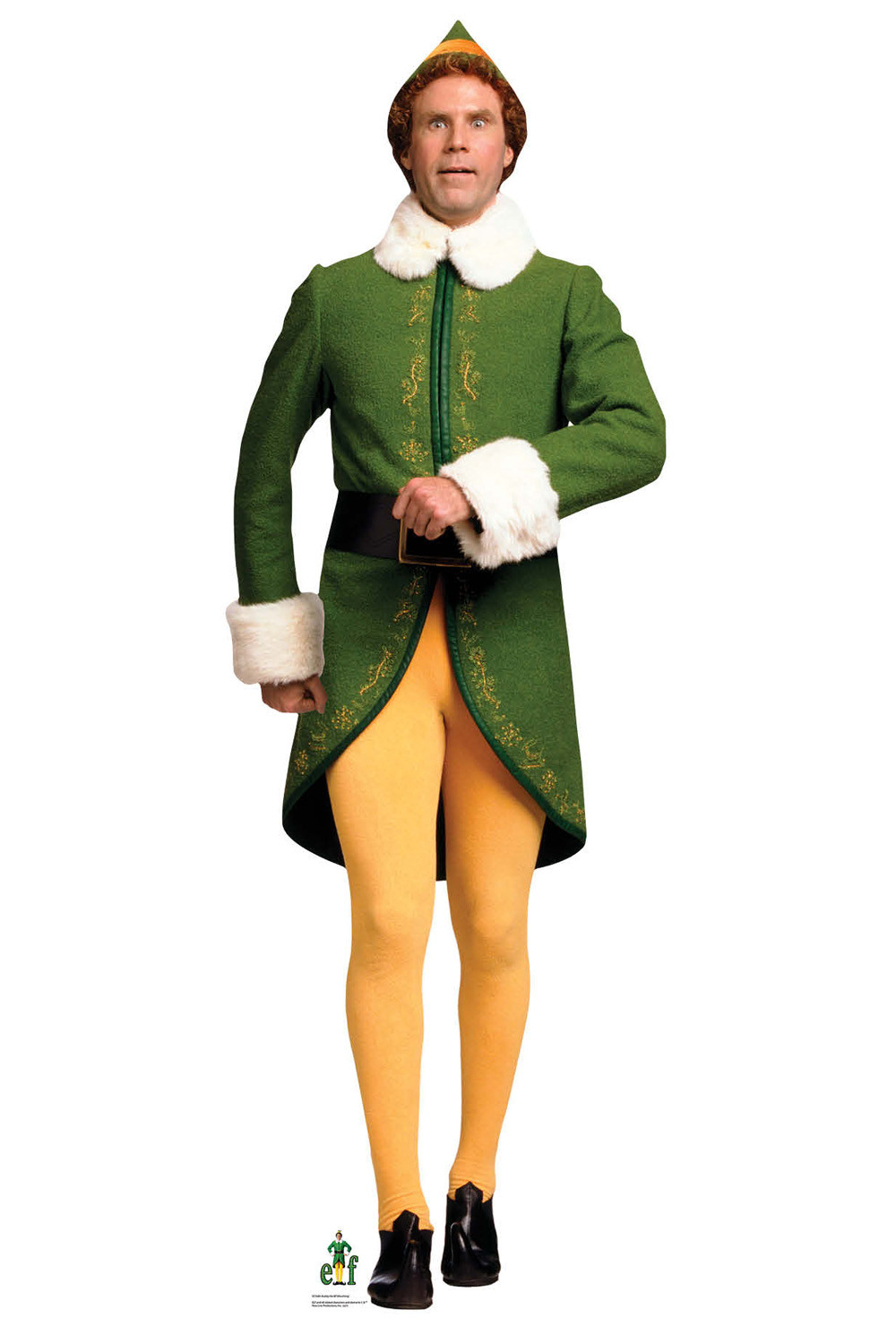 Buddy the Elf New Line Production White Green Elf Cup He's an