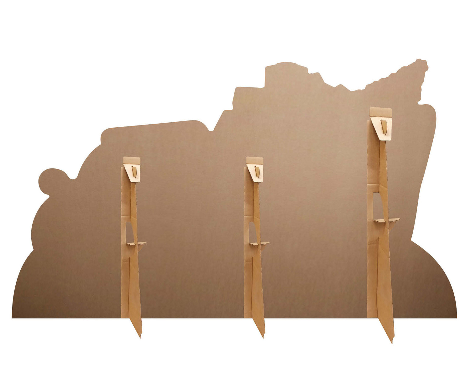 Weihnachtsmann-Schlitten Rentier Aufsteller – 152 Cm Hoch, Aus Kunststoffplatte, Für Innen & Außen