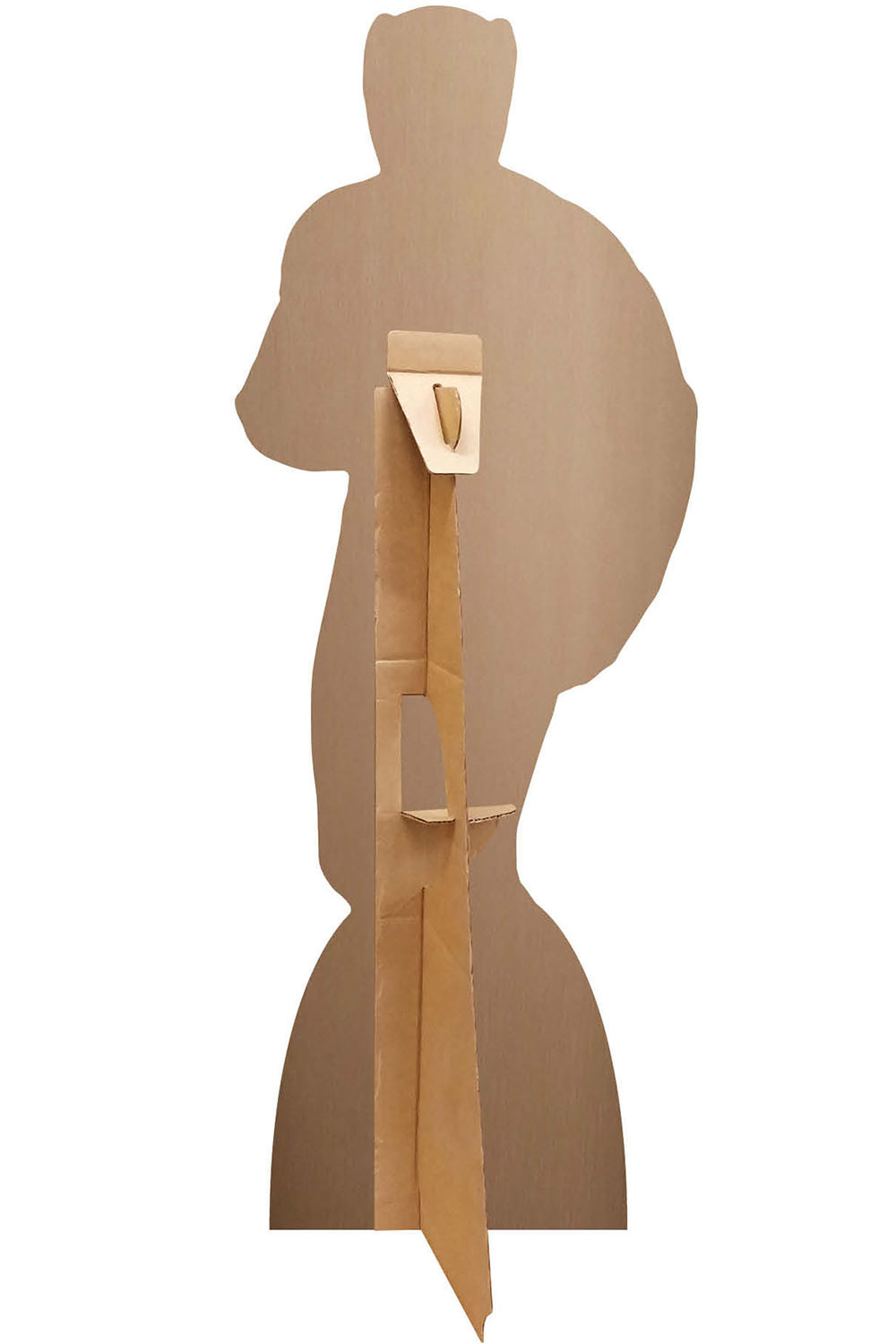 Miniature wooden mannequin in a thinking pose Stock Photo