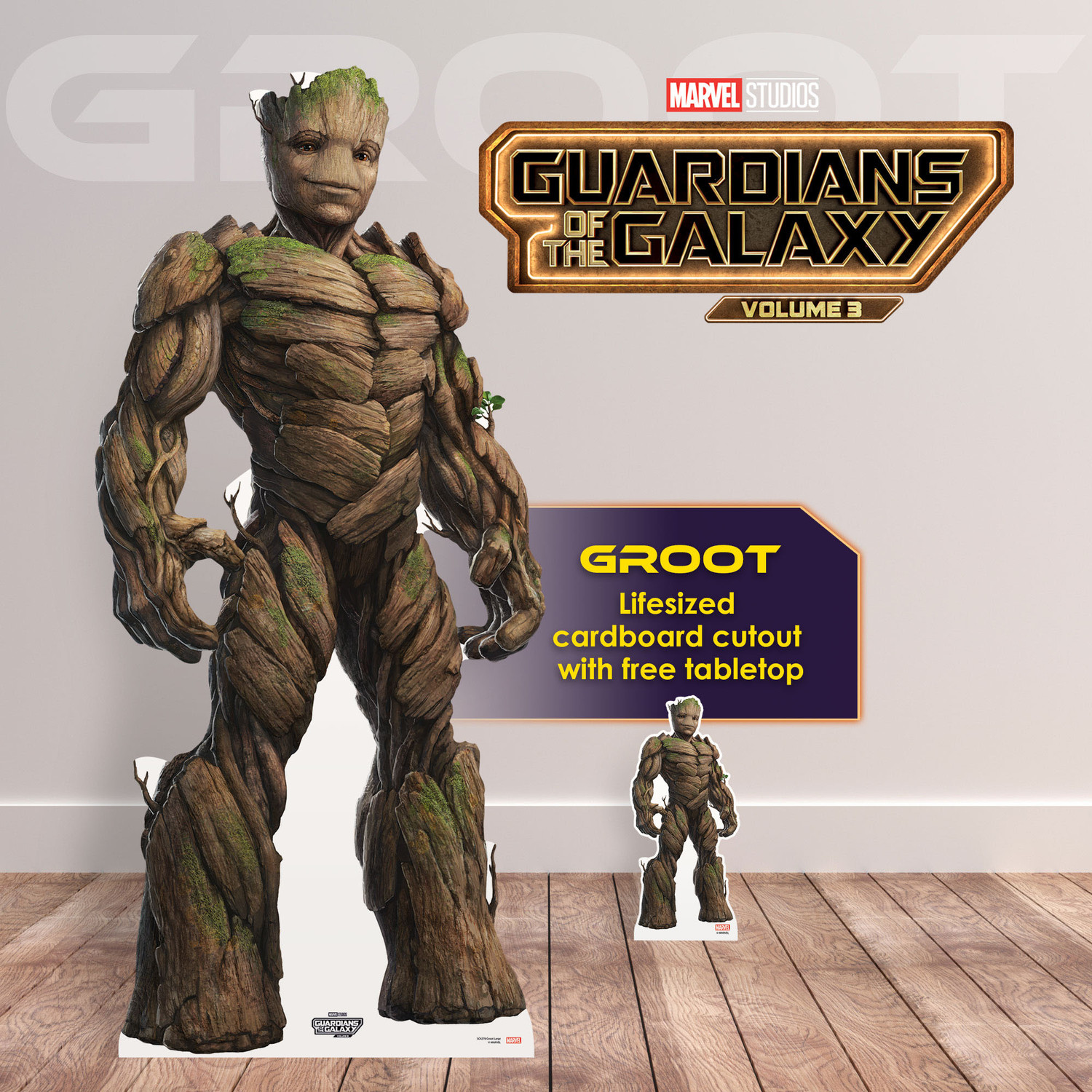 Groot Guardians of the Galaxy Vol. 3 Marvel Cardboard Cutout / Standee