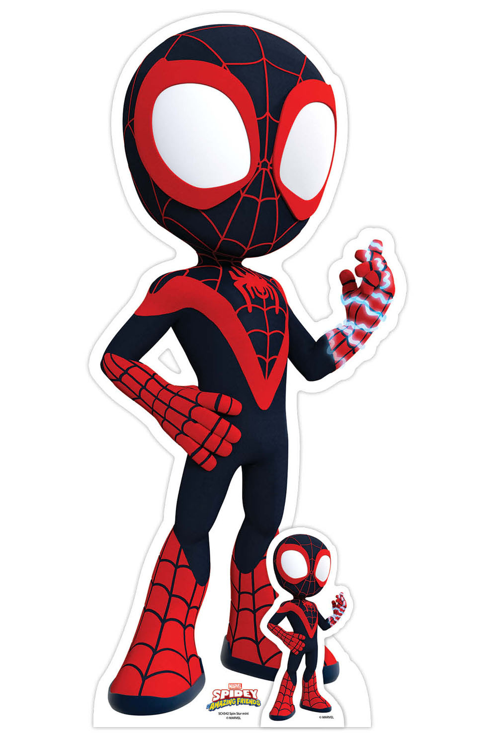 Spidey and His Amazing Friends 公式マーベル ボール紙切り抜き