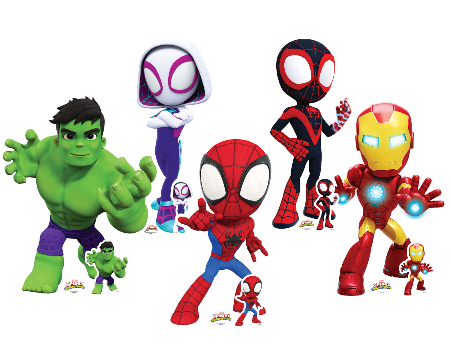 Spidey from Spidey and His Amazing Friends Official Marvel Cardboard Cutout