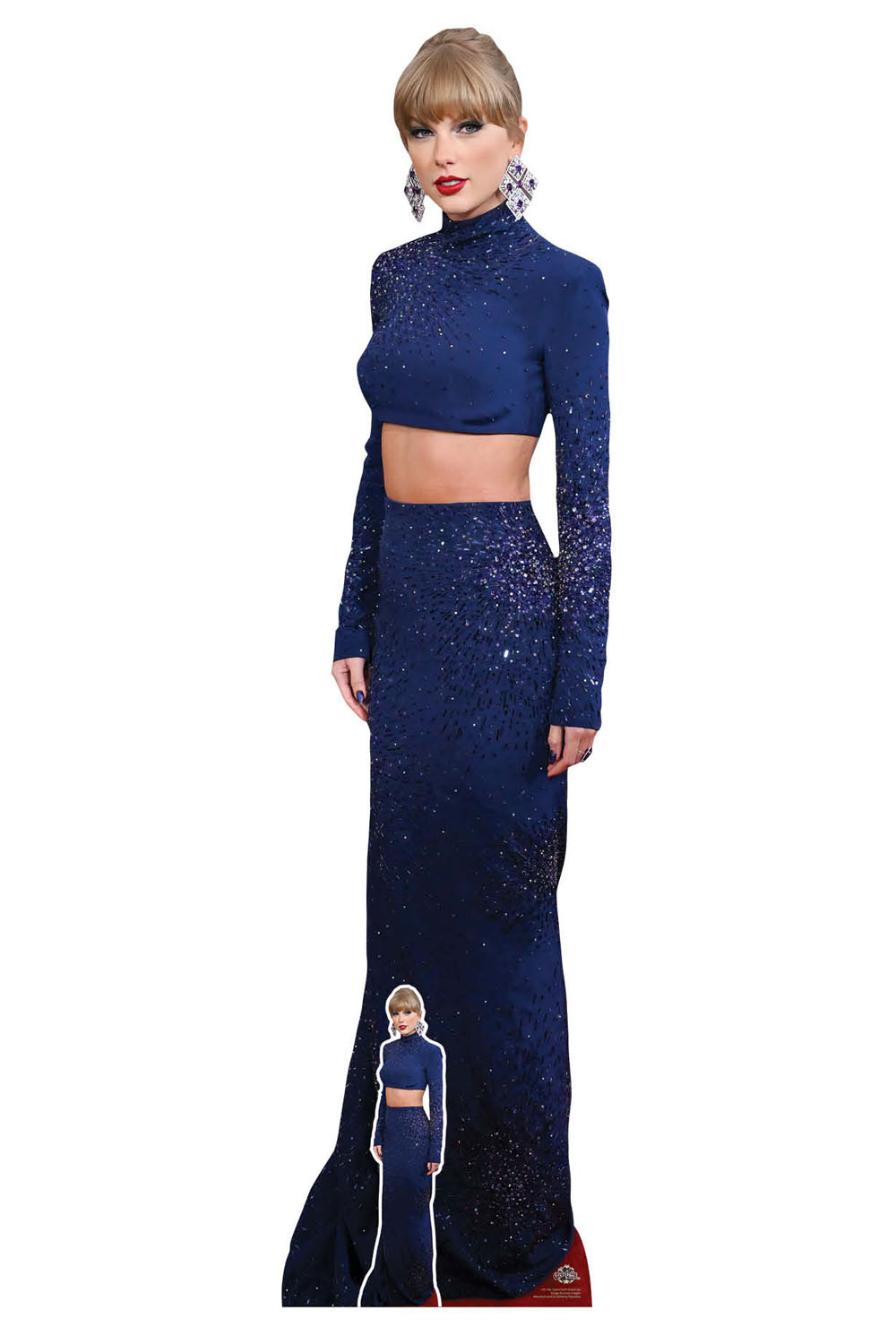 Taylor Swift Blue Crop Top Lifesize Cardboard Cutout / Standee