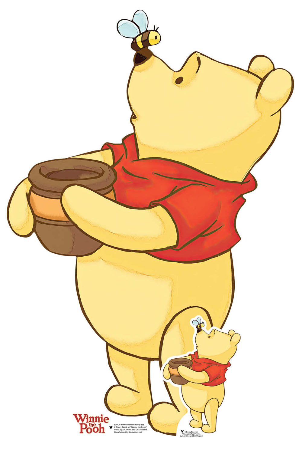 Winnie the Pooh Cardboard Cutout Official Disney Standee