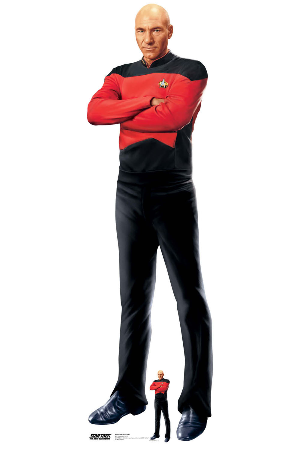 Jean-Luc Picard from Star Trek Cardboard Cutout Official Standee