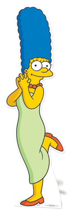 Lifesize Cardboard Cutout Of Marge Simpson From The Simpsons Buy