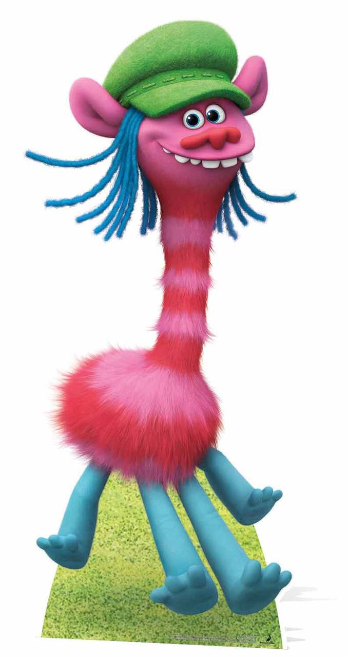 Dreamworks Trolls Group Panoramic Cardboard Cutout