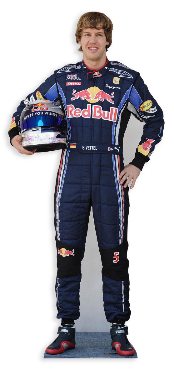 Sebastian Vettel Formula One Racing Driver Cardboard Cutout / Standee