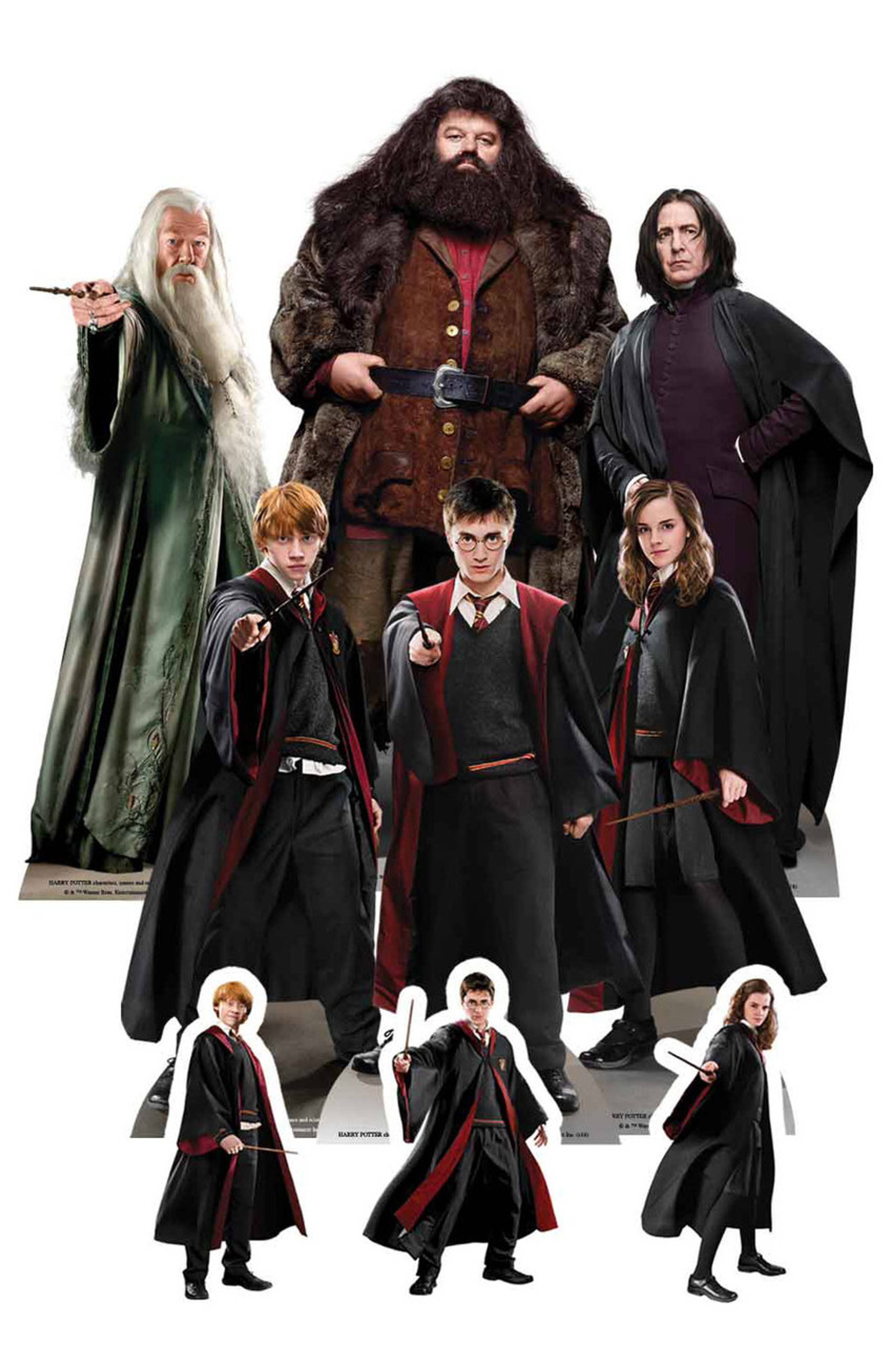 Harry Potter Themed Cardboard Cutout Party Pack 